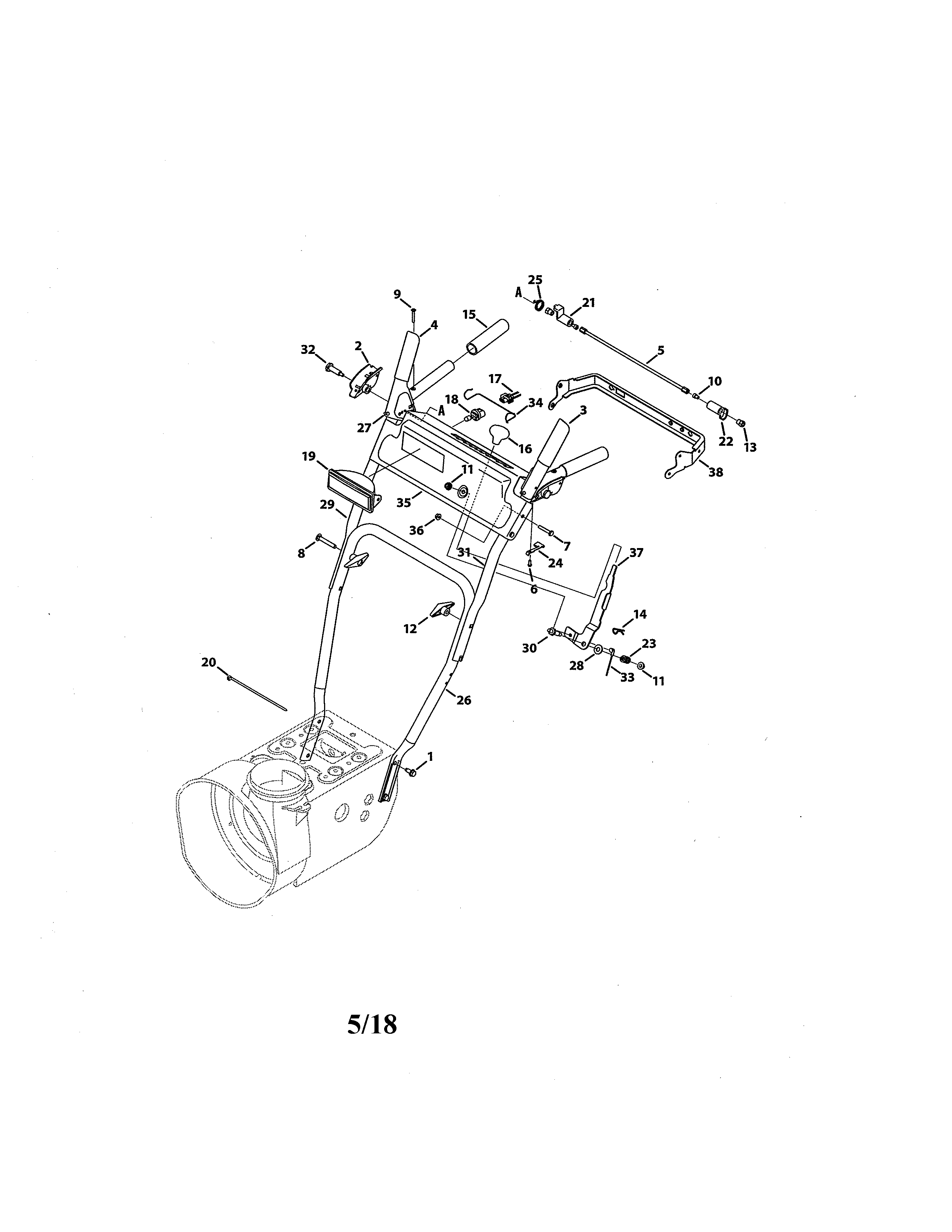Craftsman 247529180 e/f-style panel diagram