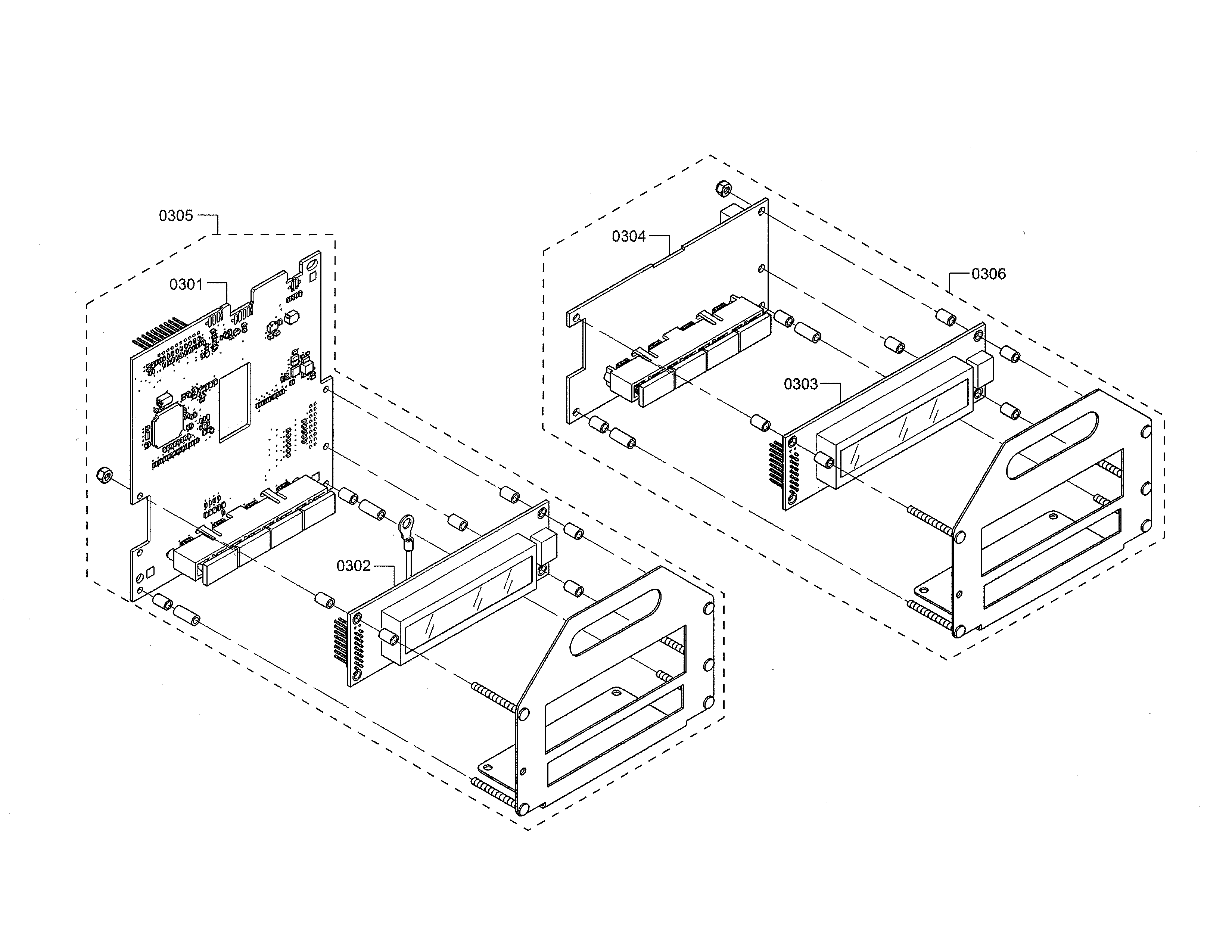 Thermador PRD48JDSGU/10 display module diagram