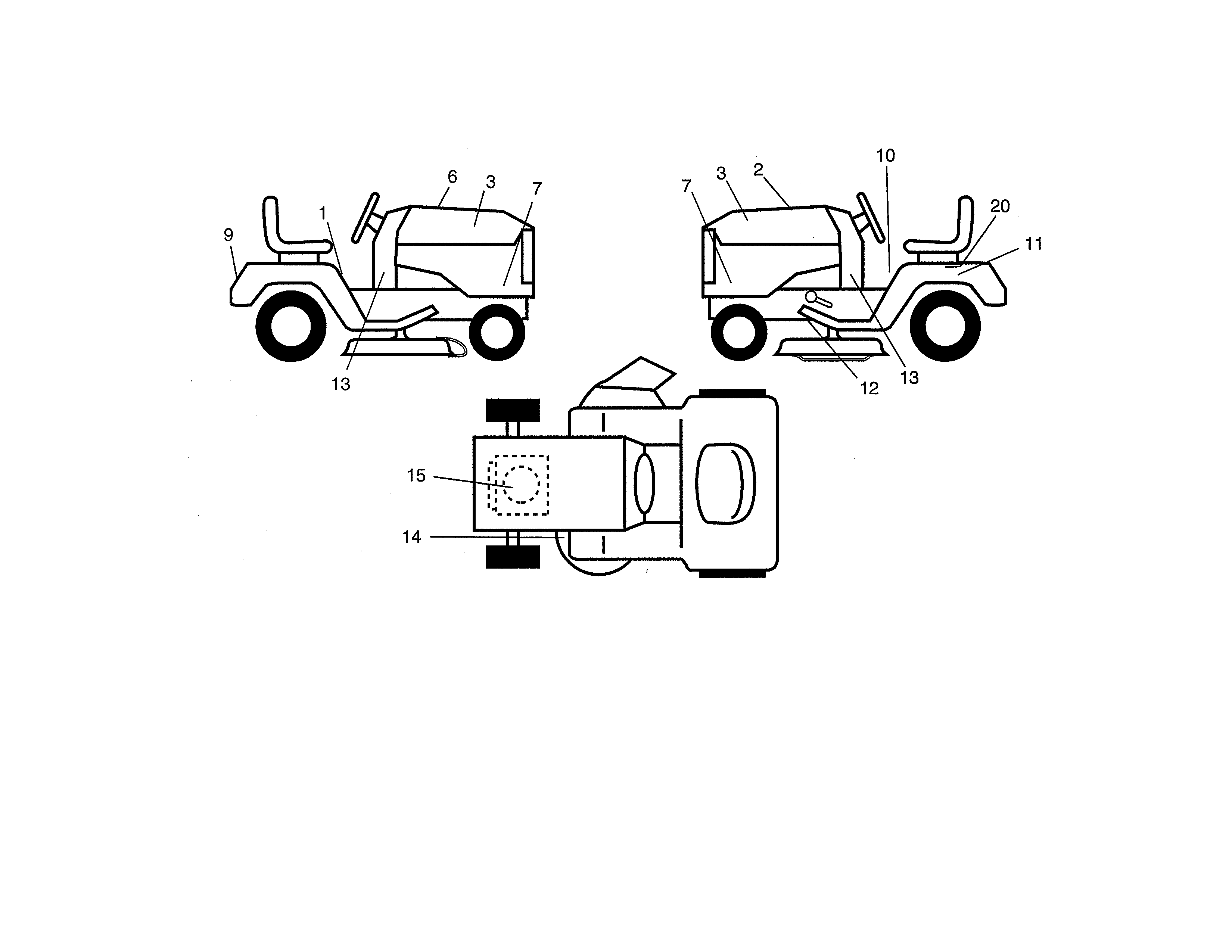 Craftsman 917276784 decals diagram