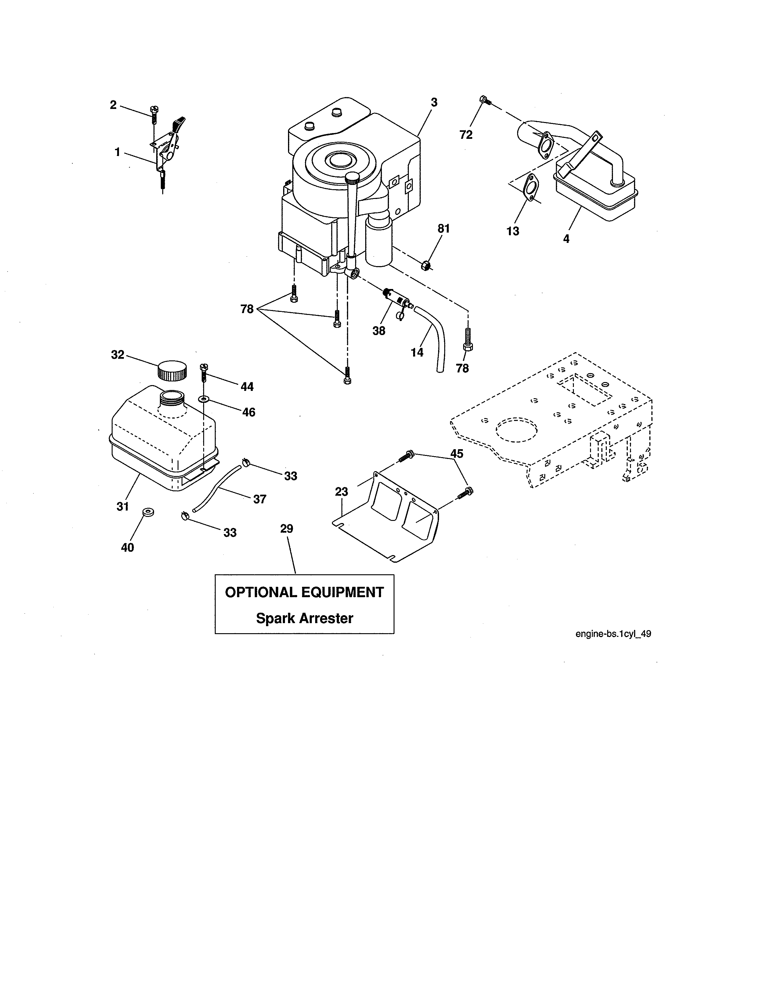 Craftsman 917275352 engine diagram