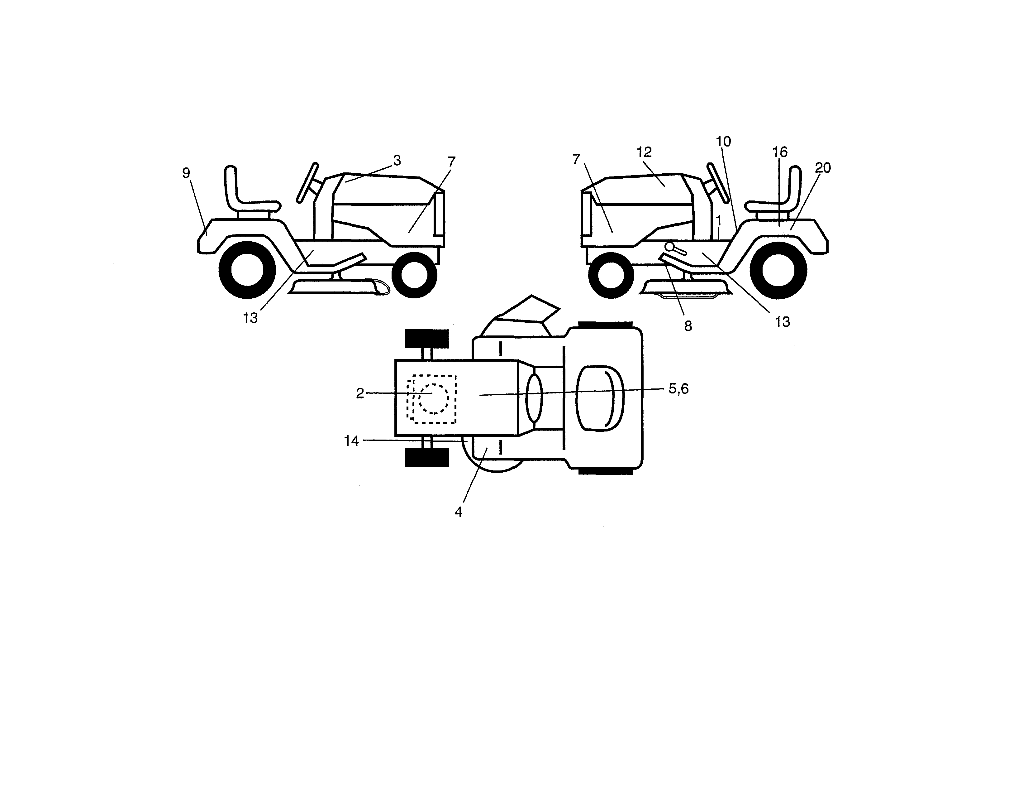 Craftsman 917275352 decals diagram