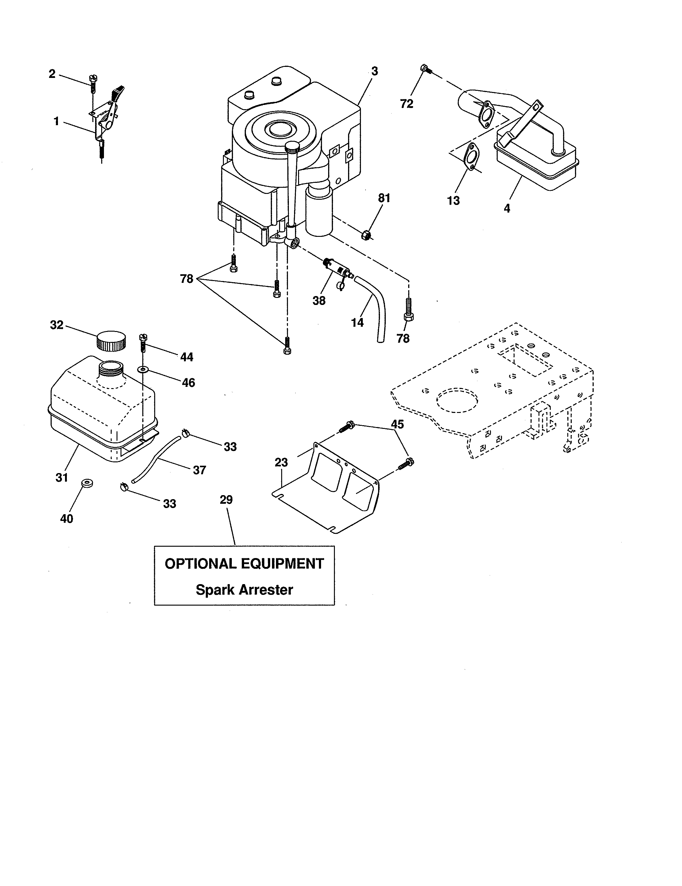 Craftsman 917276413 engine diagram