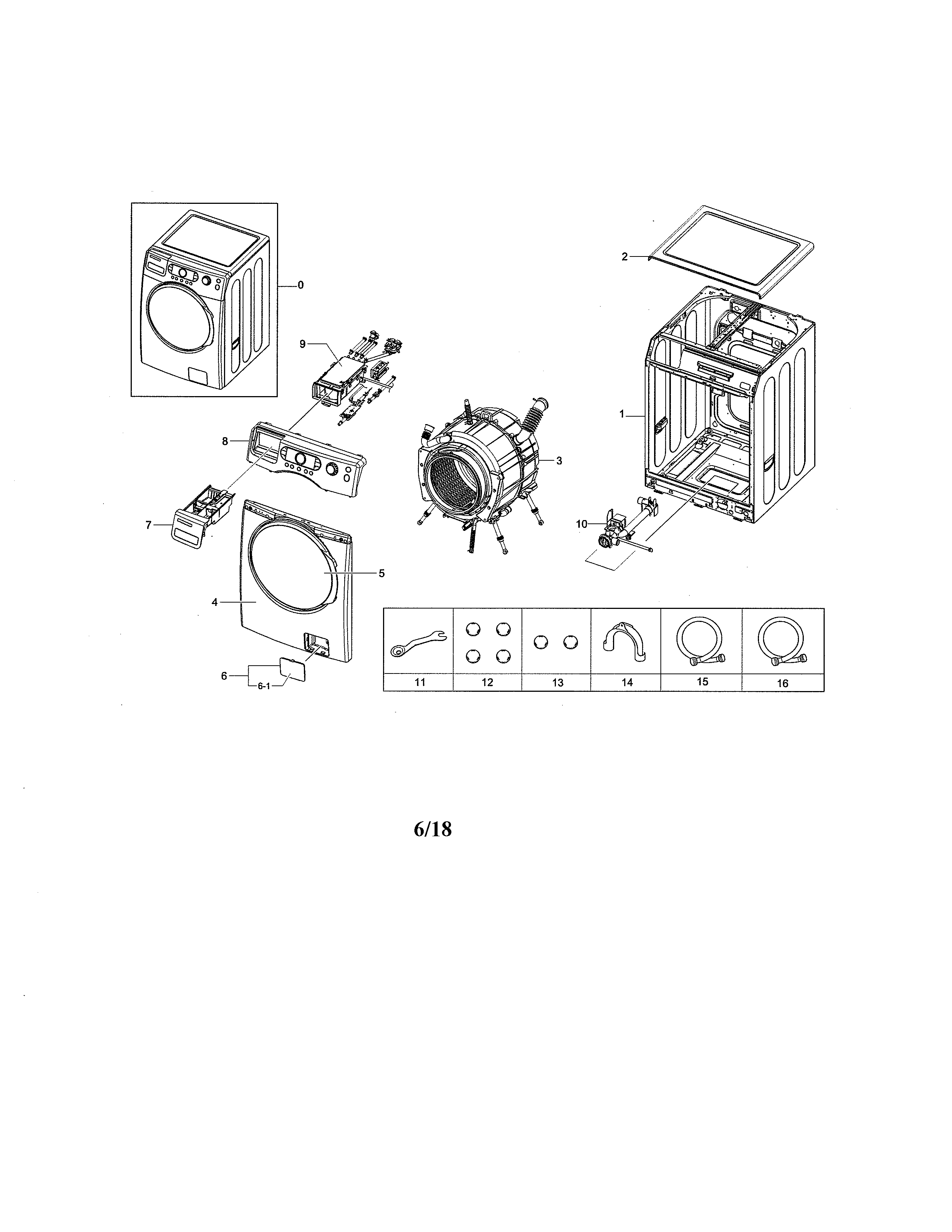 Samsung WF338AAW/XAA-00 main diagram
