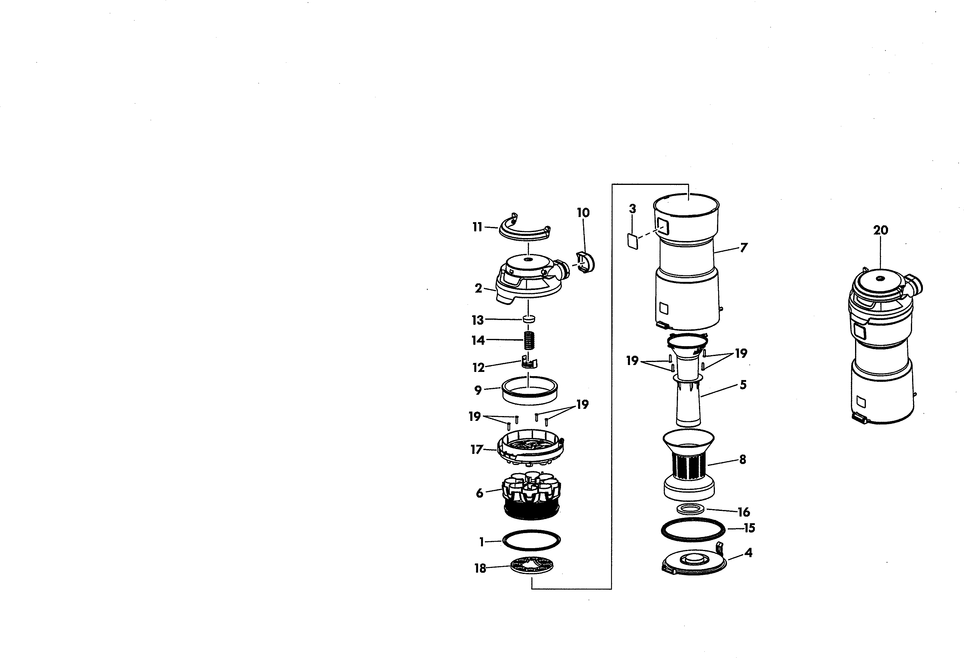 Kenmore Elite 11610335510 dust cup diagram
