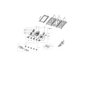 Samsung NA30N6555TS/AA-00 cooktop diagram