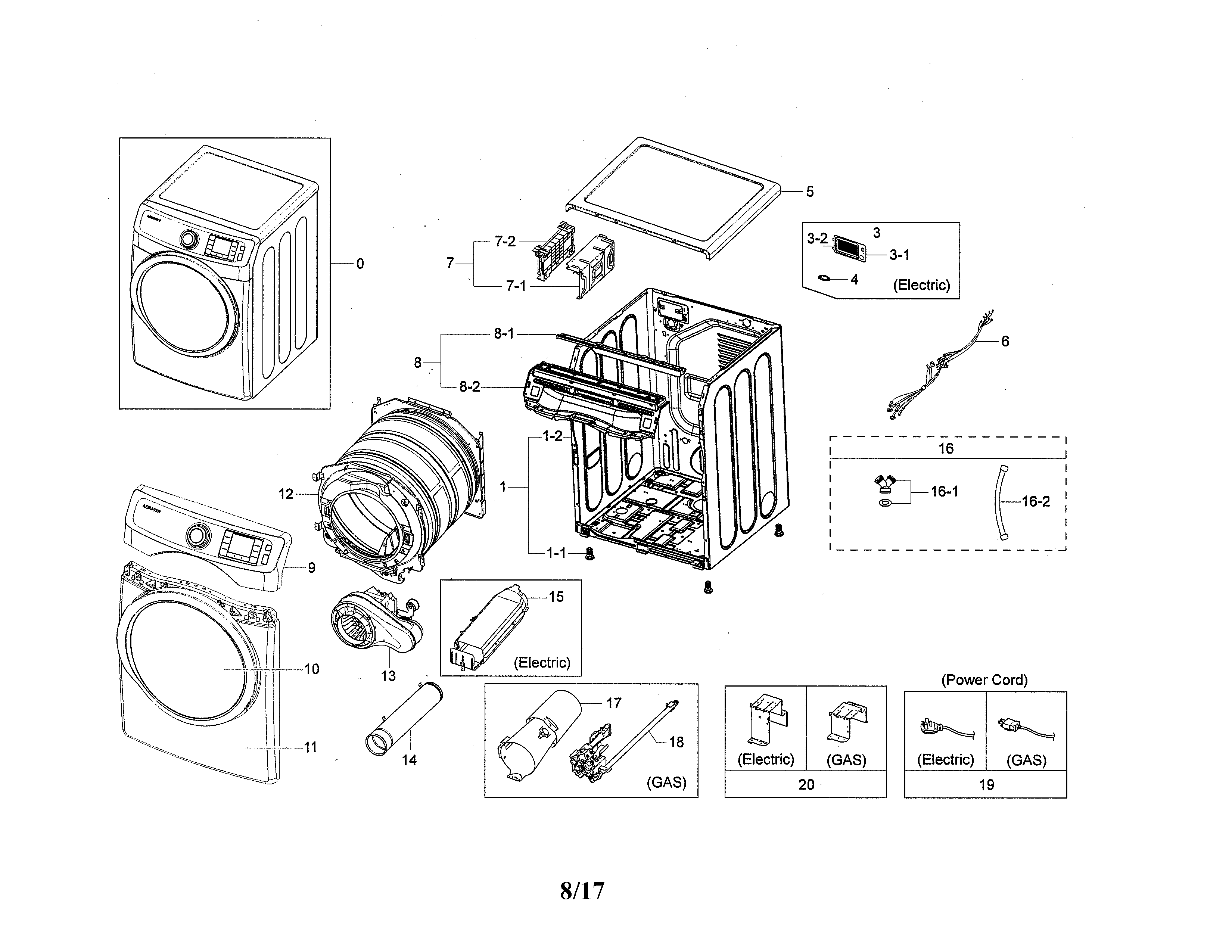 Samsung DVE45N5300F/A3-00 main diagram