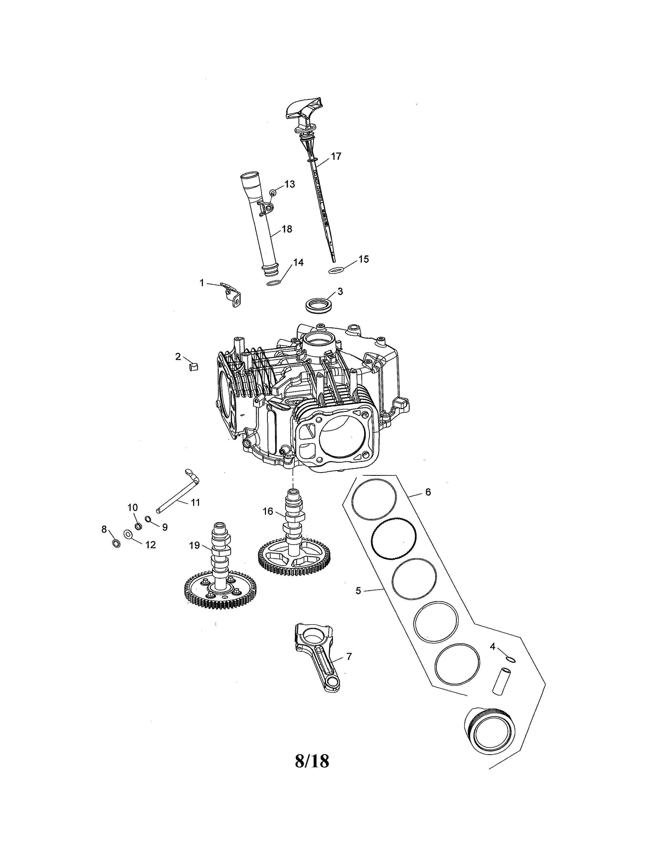 Craftsman 96042022000 crankcase diagram