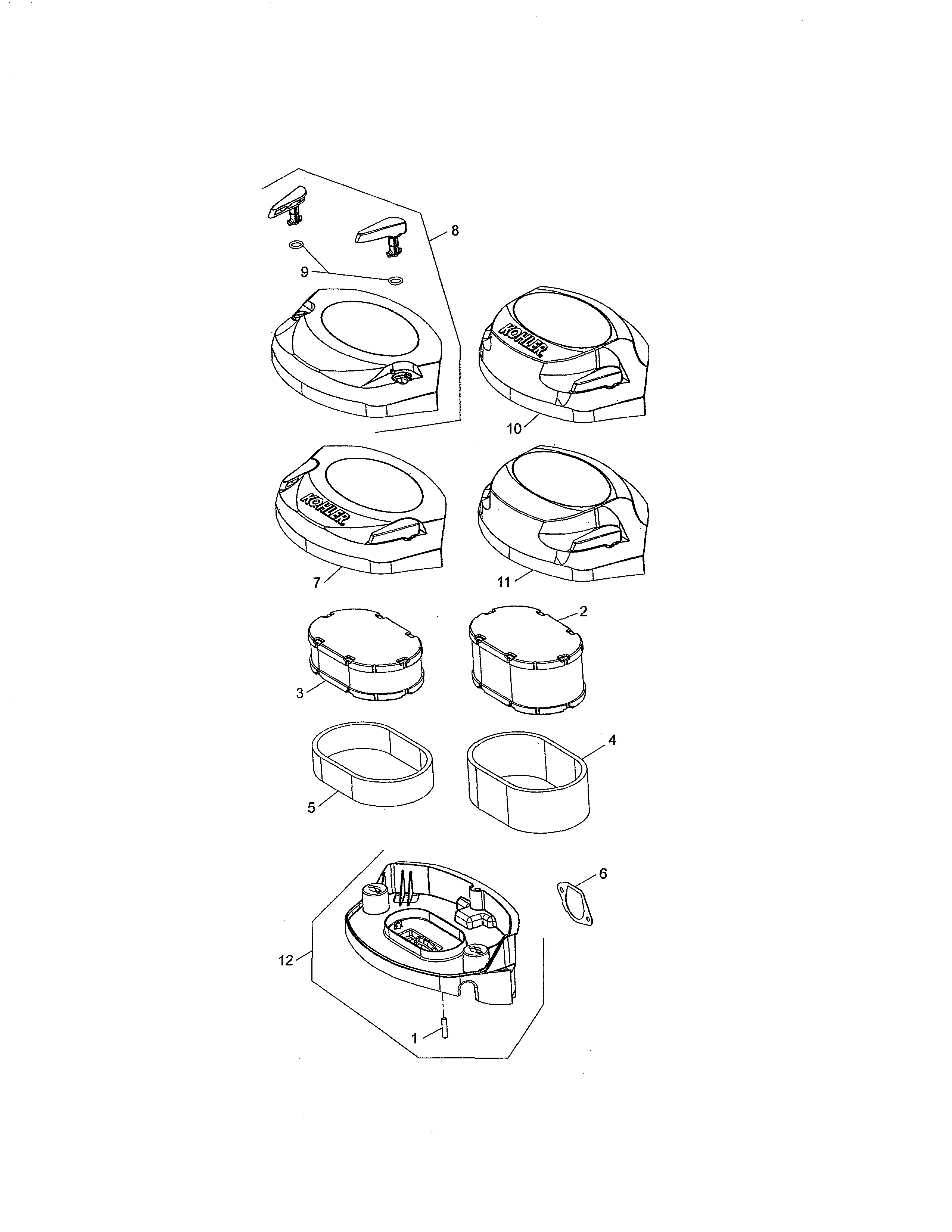 Craftsman 96042022000 air intake diagram