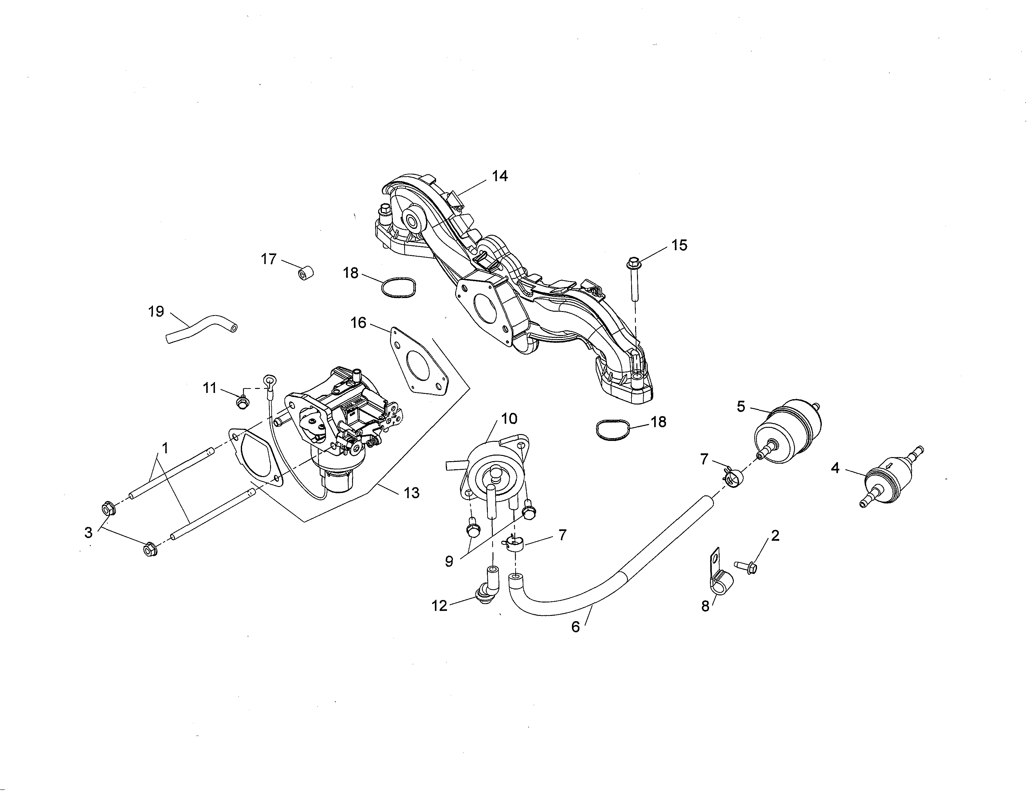 Craftsman 96042022000 fuel system diagram