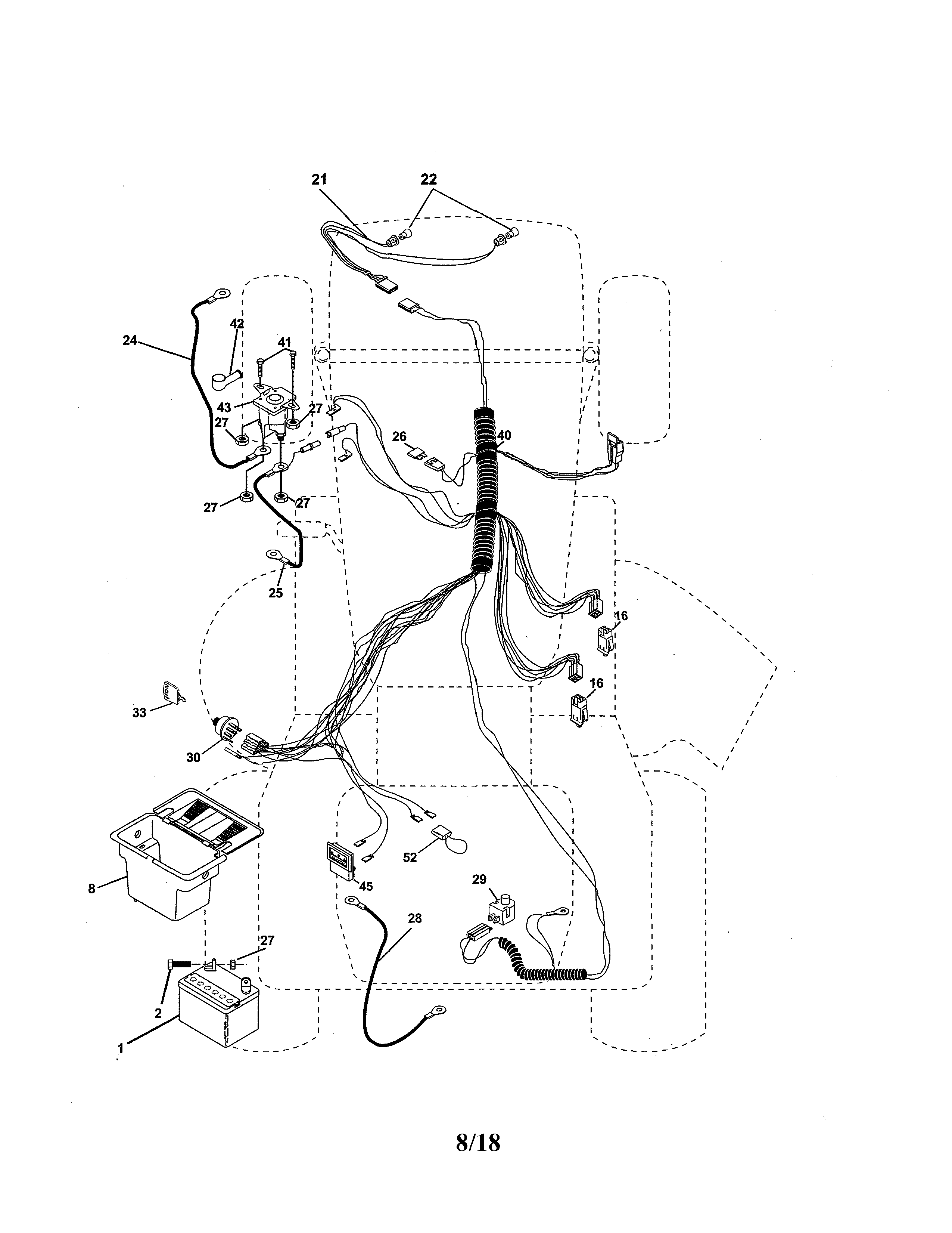 Weed Eater S165H42A electrical diagram