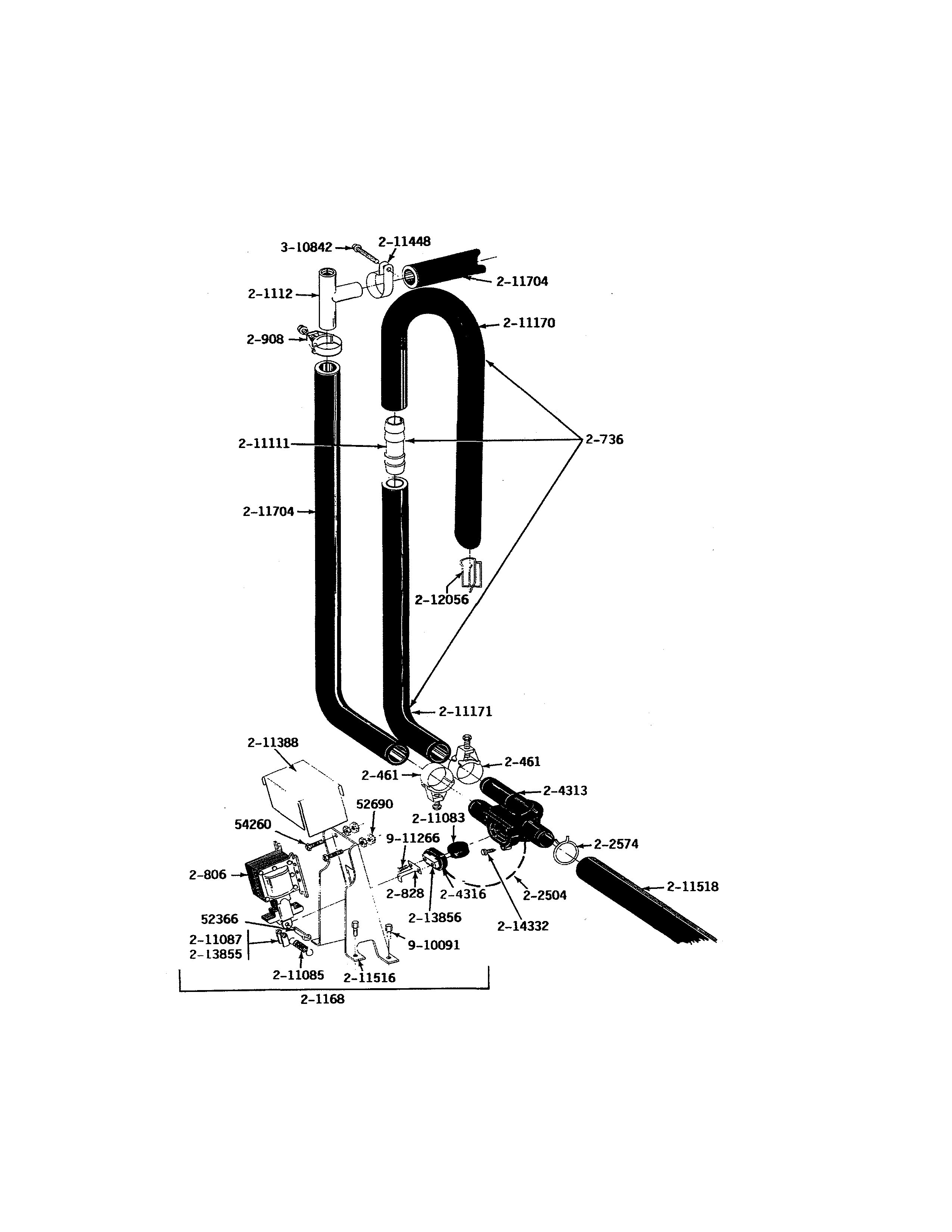 Maytag A612 a212s-a312s-a512s-a612s/suds saver components diagram