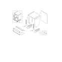 Samsung DW80K5050US/AA-01 case assembly diagram