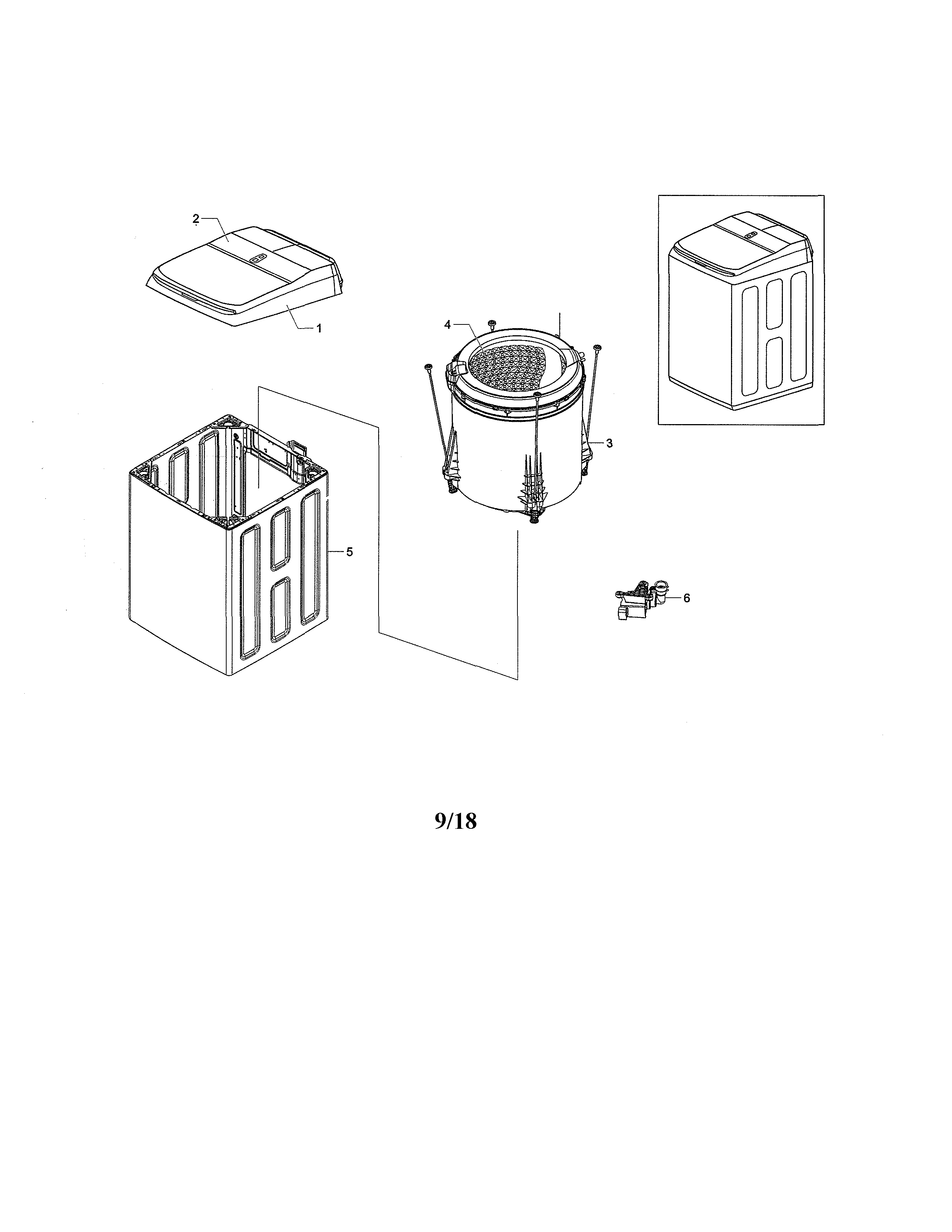 Samsung WA50K8600AV/AA-00 main diagram