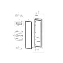 Samsung RSG307AABP/XAA-02 fridge door diagram