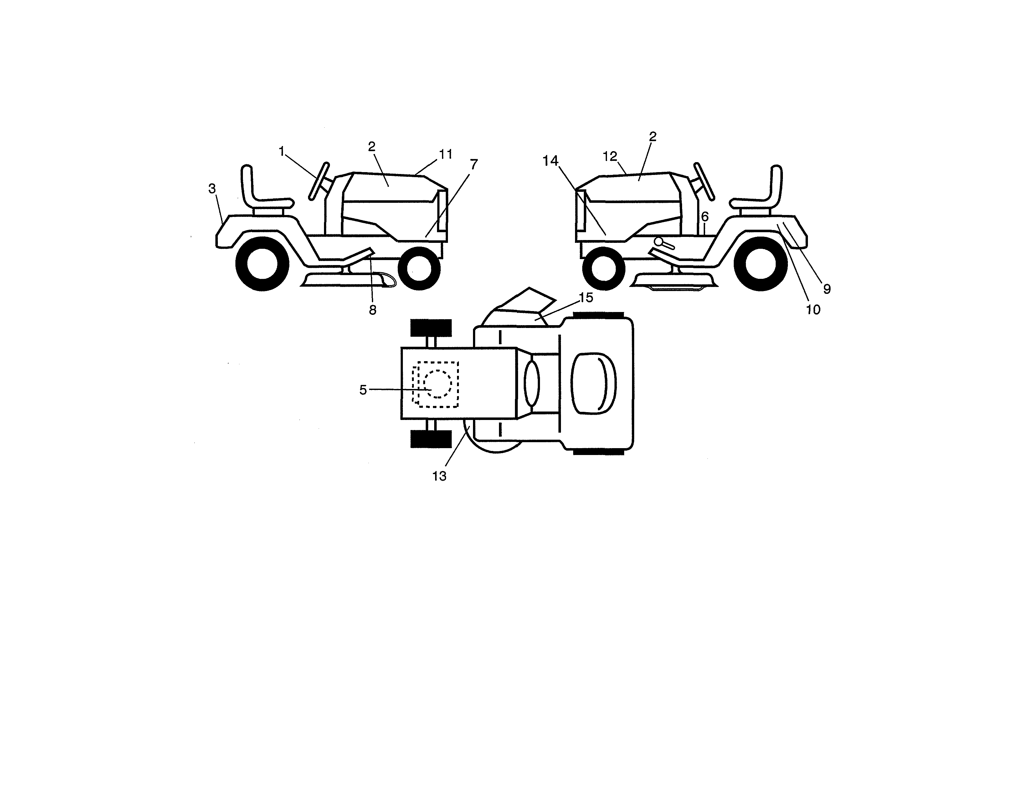 Craftsman 917273900 decals diagram