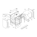 Thermador DWHD640JFP/D7 tub/trim diagram