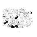 Craftsman 944101781 engine/housing/handle diagram