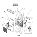 Mitsubishi MUY-GL09NA-U1 muy-gl09/12/15na-outdoor unit/electrical & functional parts diagram
