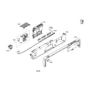 Bosch SHX45P05UC/64 controller unit/fascia panel diagram
