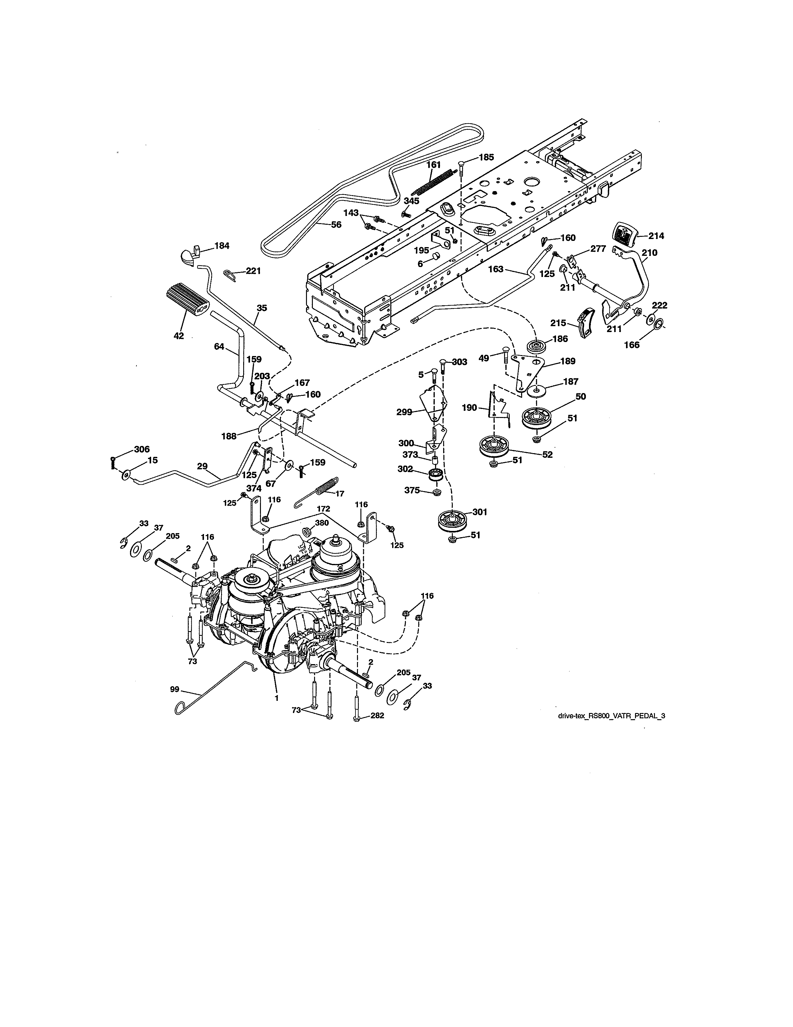 Craftsman 960420217 ground drive diagram