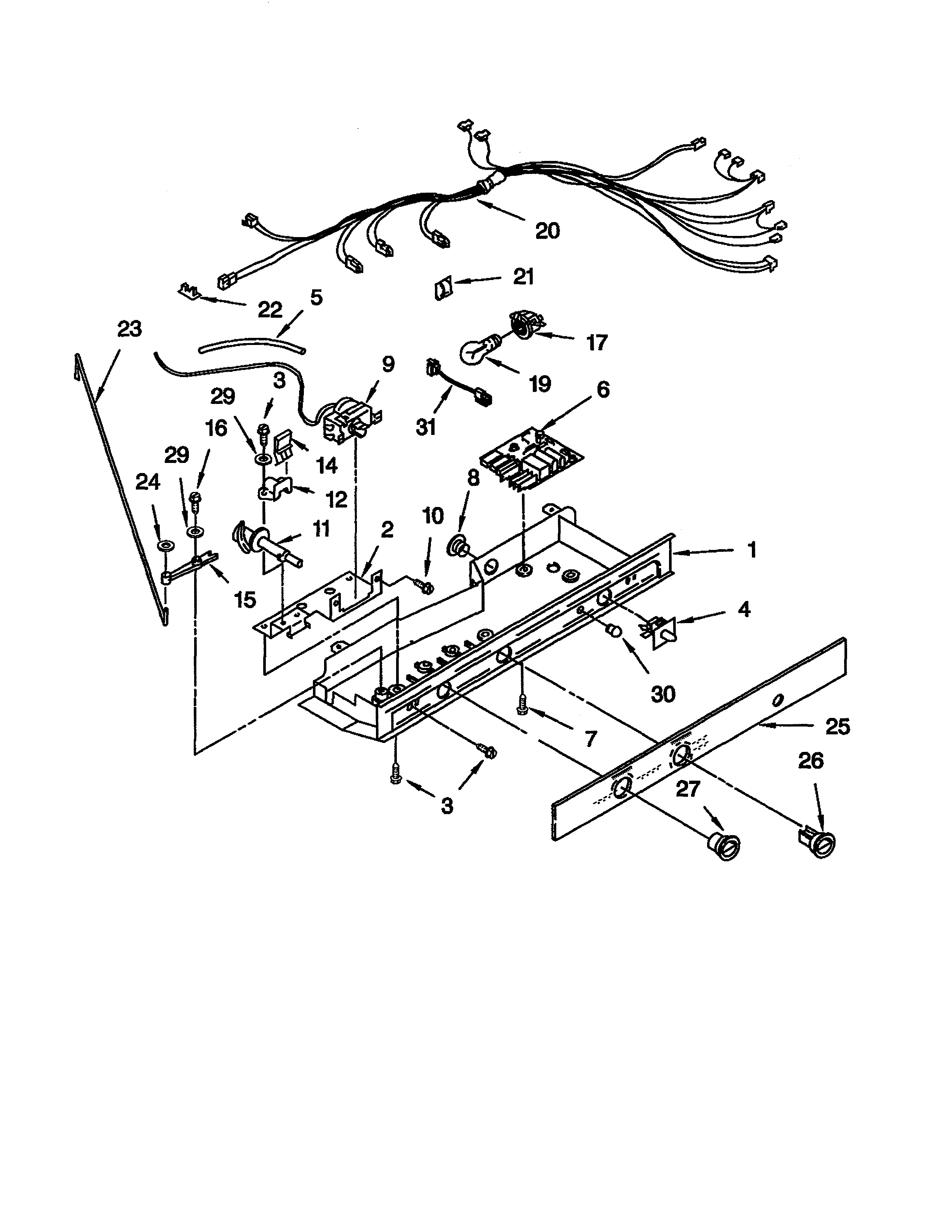 Kenmore 10652242102 control diagram