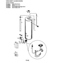 Kenmore 153336811 water heater diagram