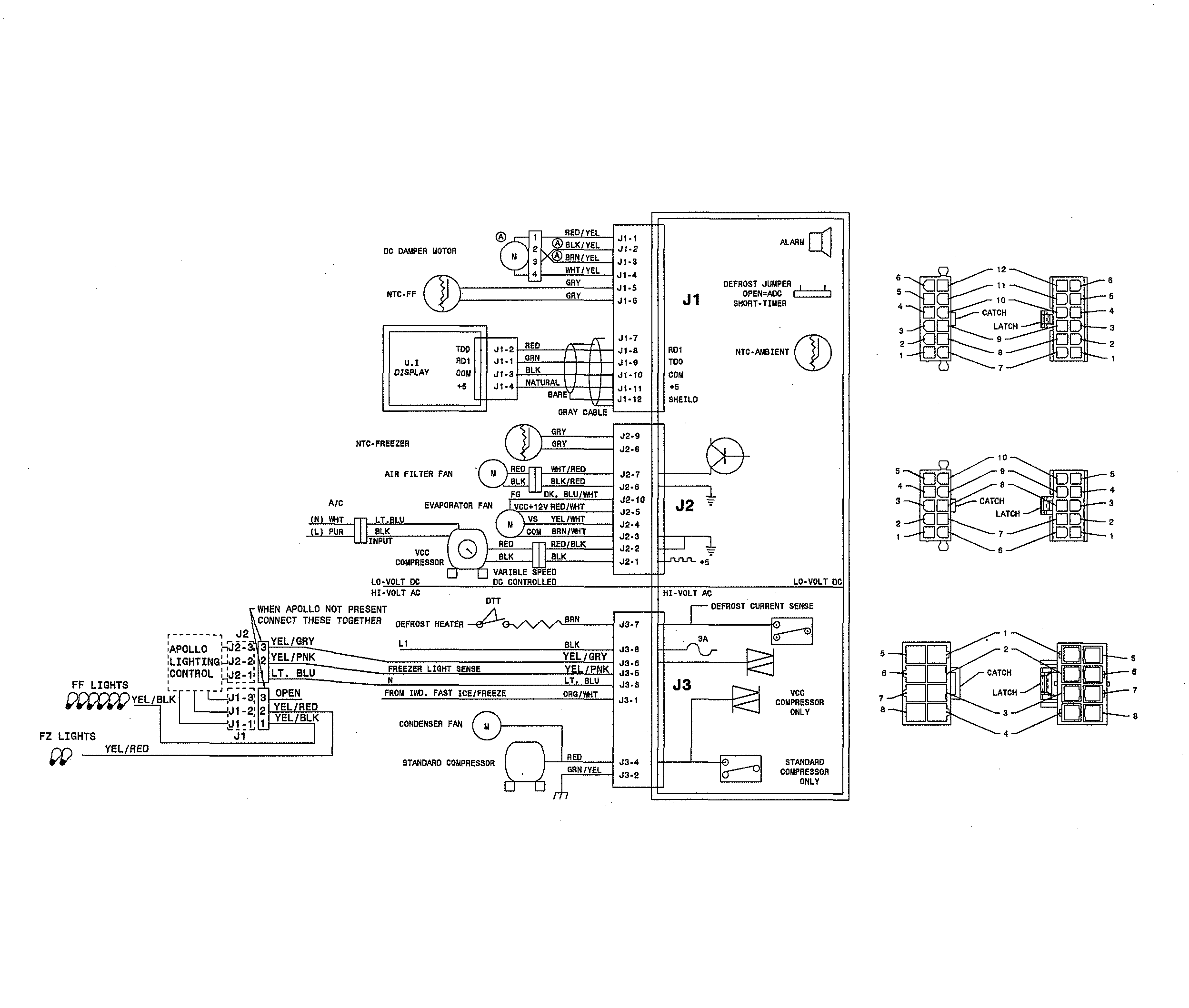 Frigidaire PHSC39EESS5 wiring schematic diagram