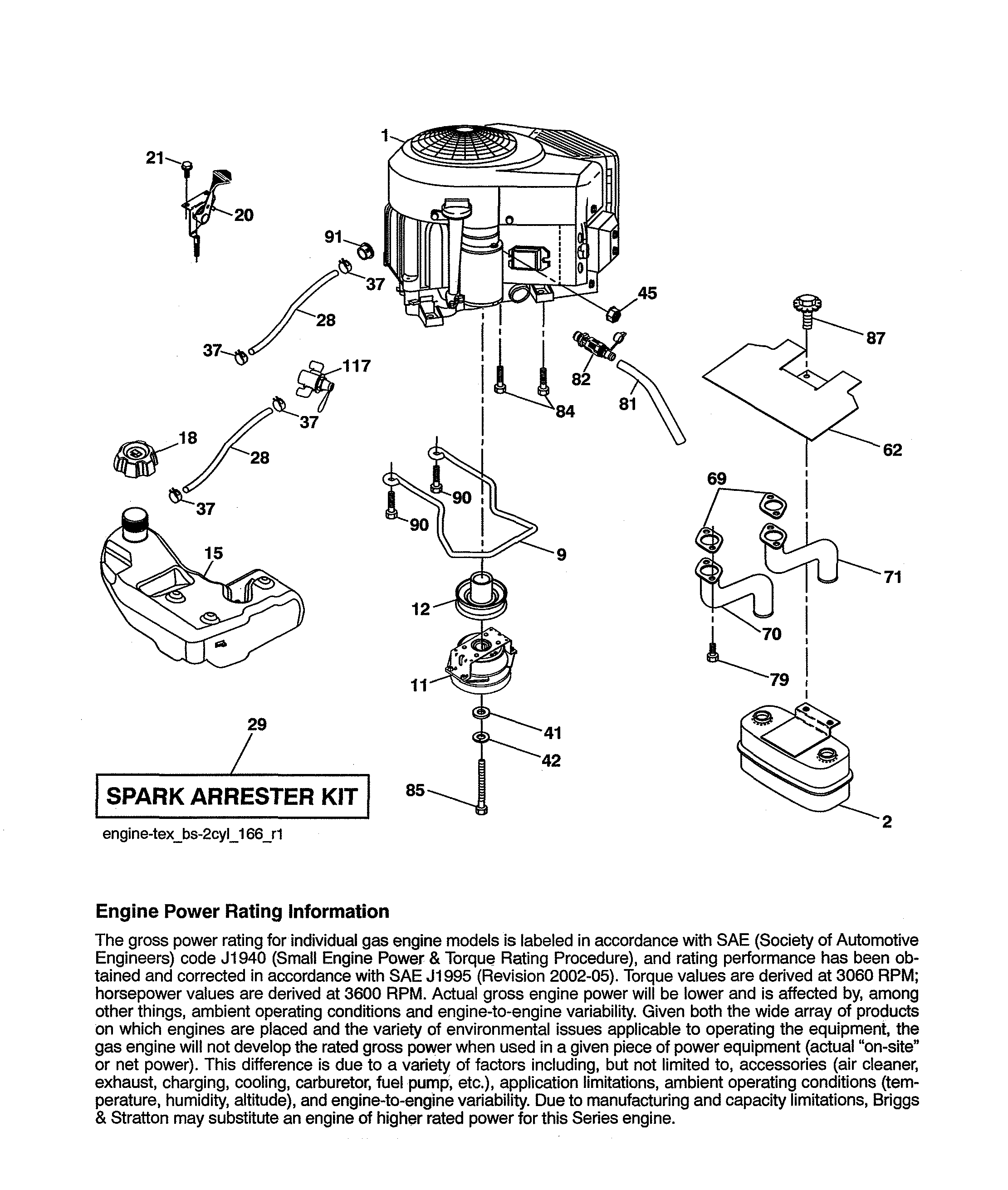 Craftsman 960420221 engine diagram