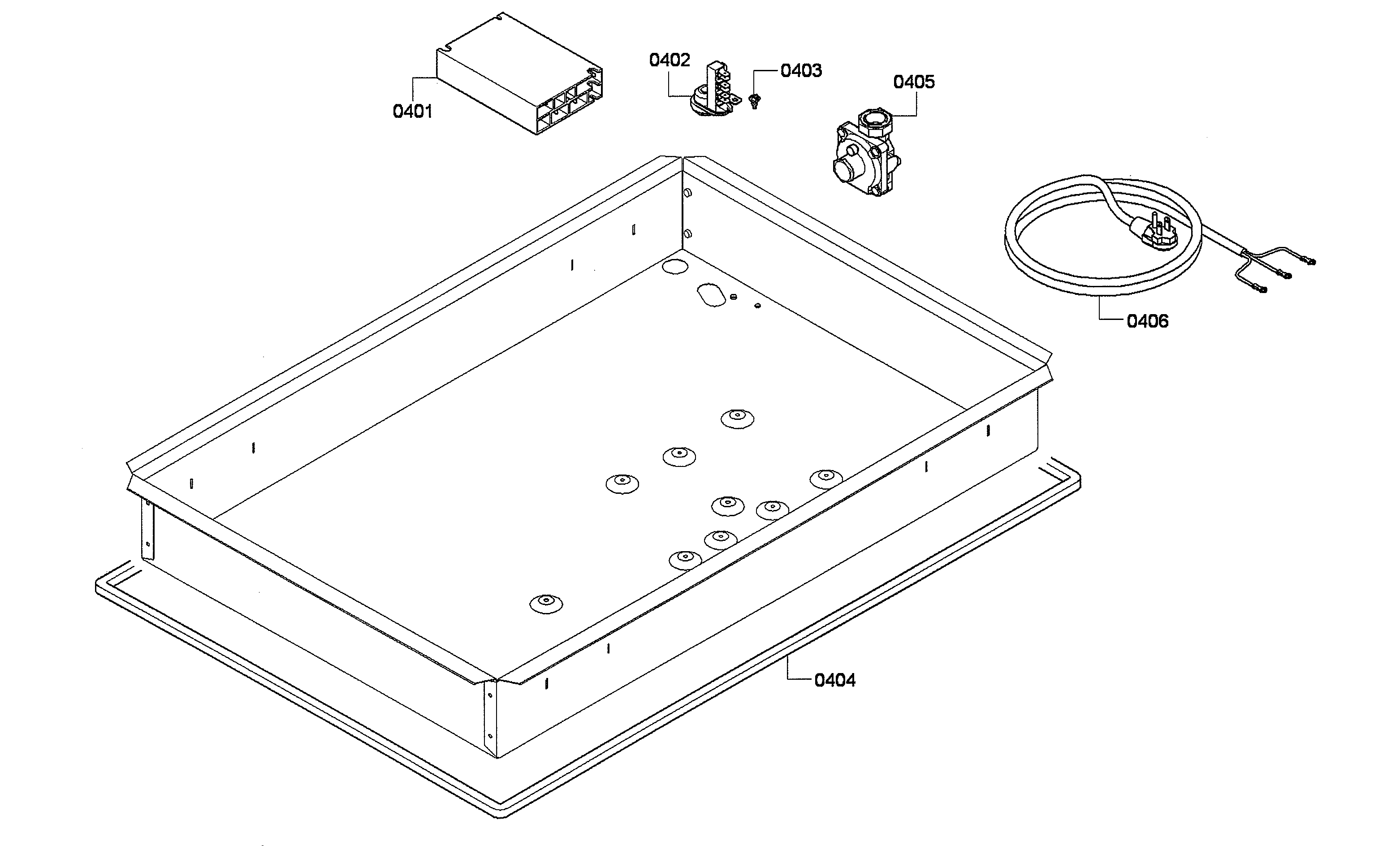 Bosch NGM8054UC/03 terminal block/regulator diagram
