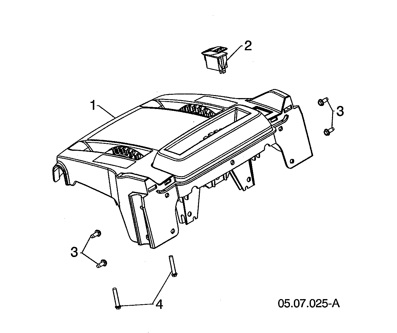 Husqvarna ST224-96193009603 base console diagram