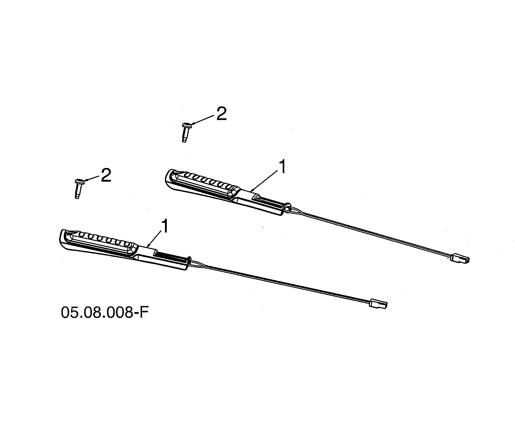 Husqvarna ST224-96193009603 grip handle diagram
