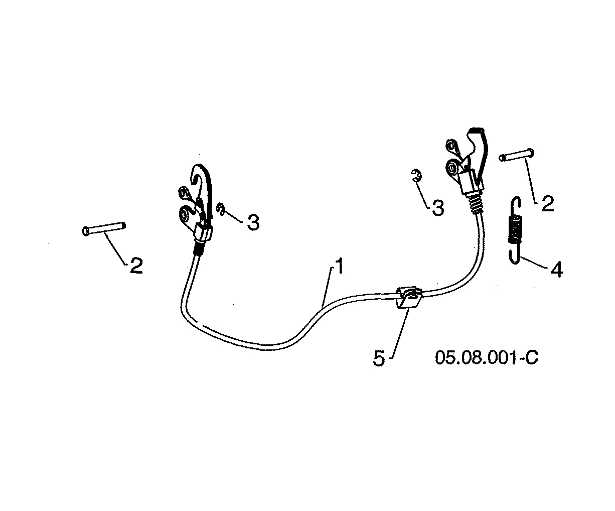 Husqvarna ST224-96193009603 interlock cable diagram