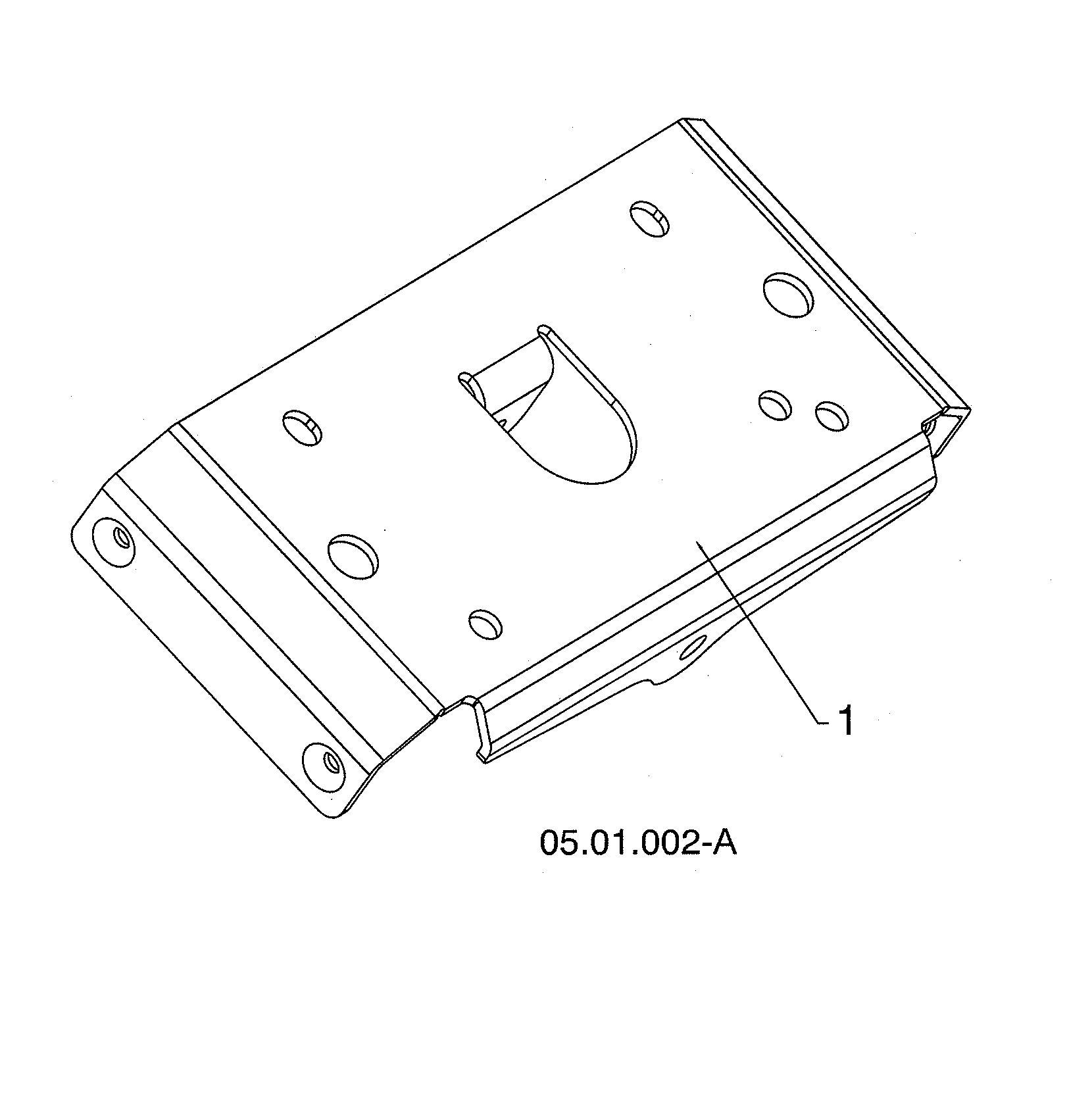Husqvarna ST224-96193009603 small mounting plate diagram