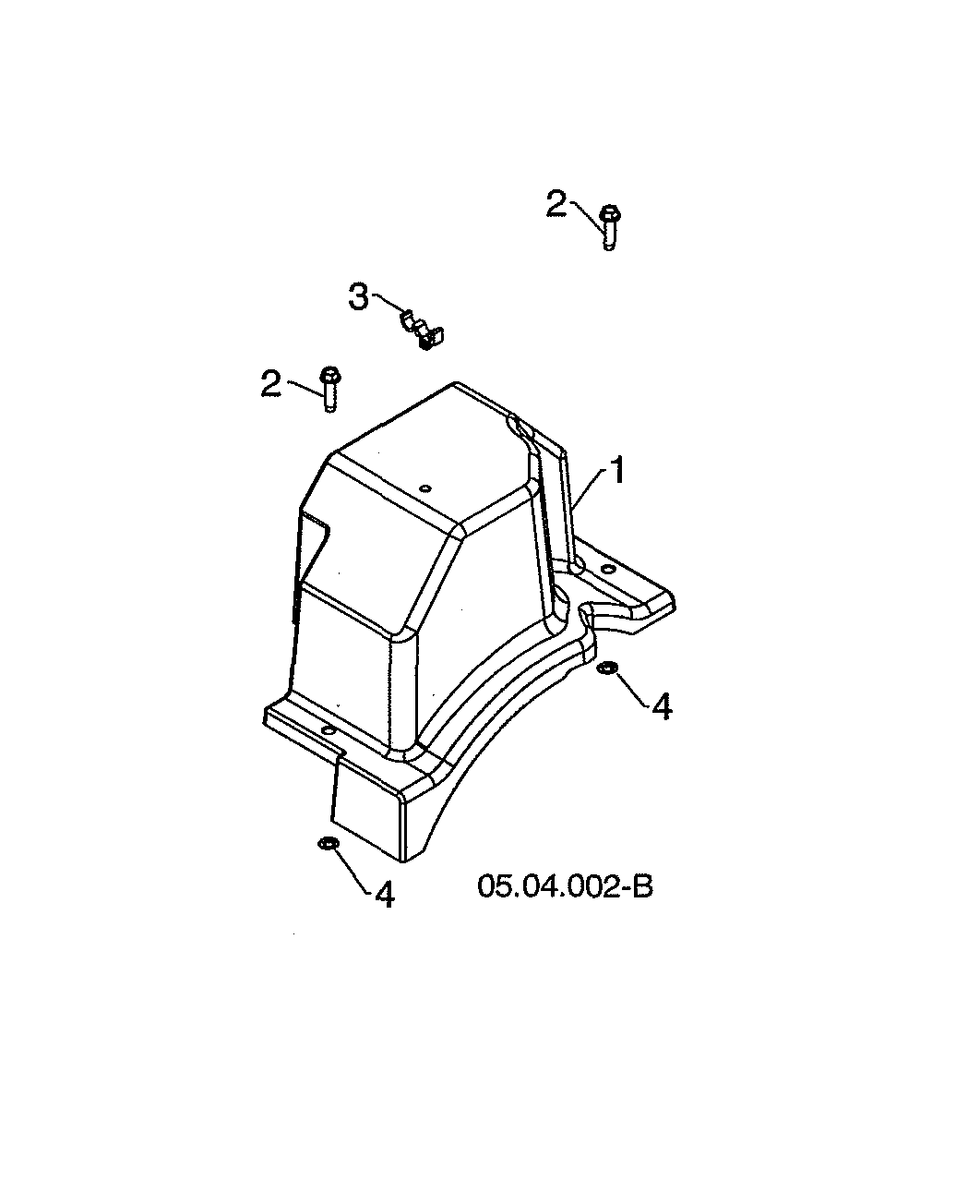 Husqvarna ST224-96193009603 belt cover diagram