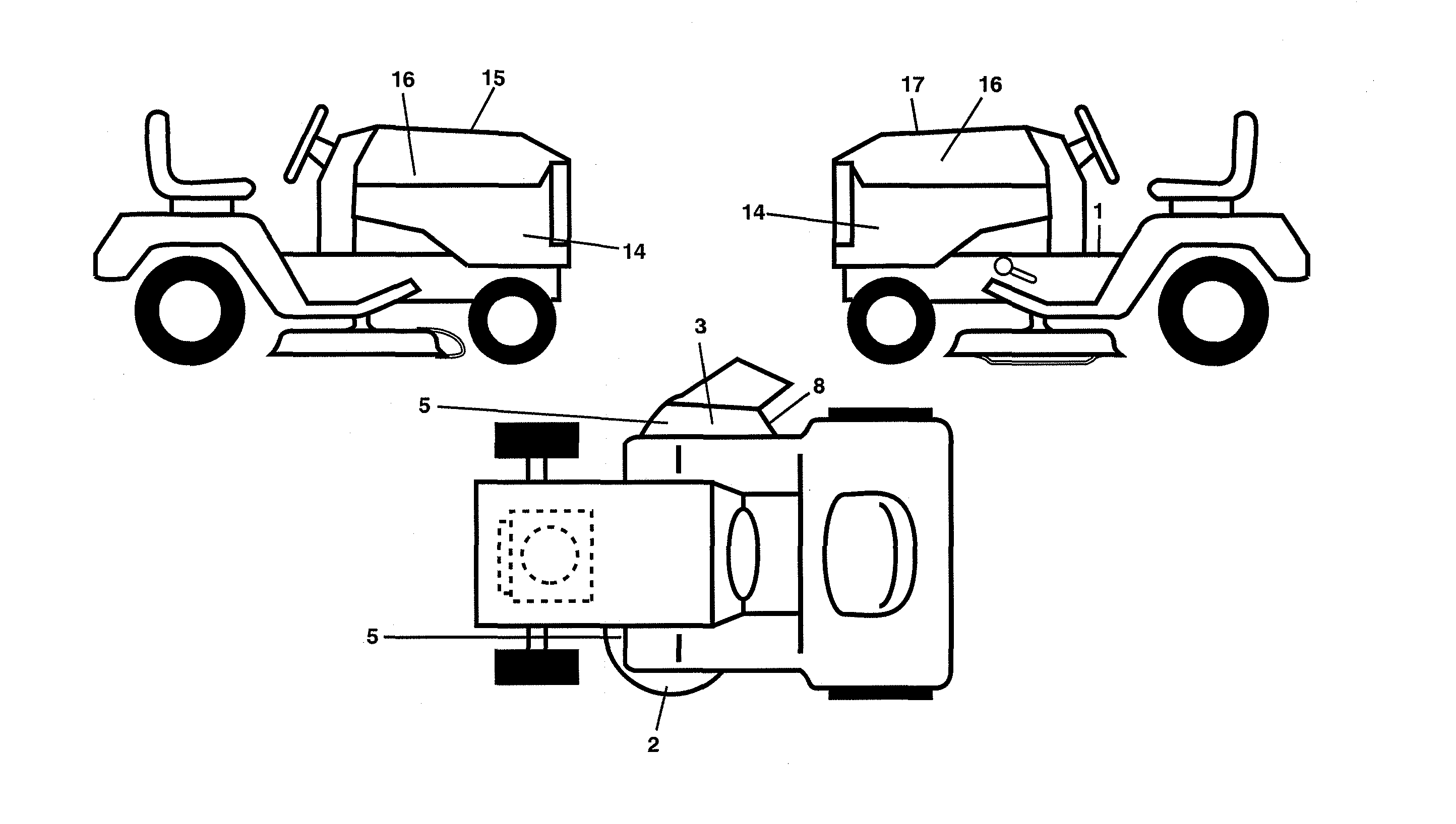 Husqvarna 96043026000 decals diagram