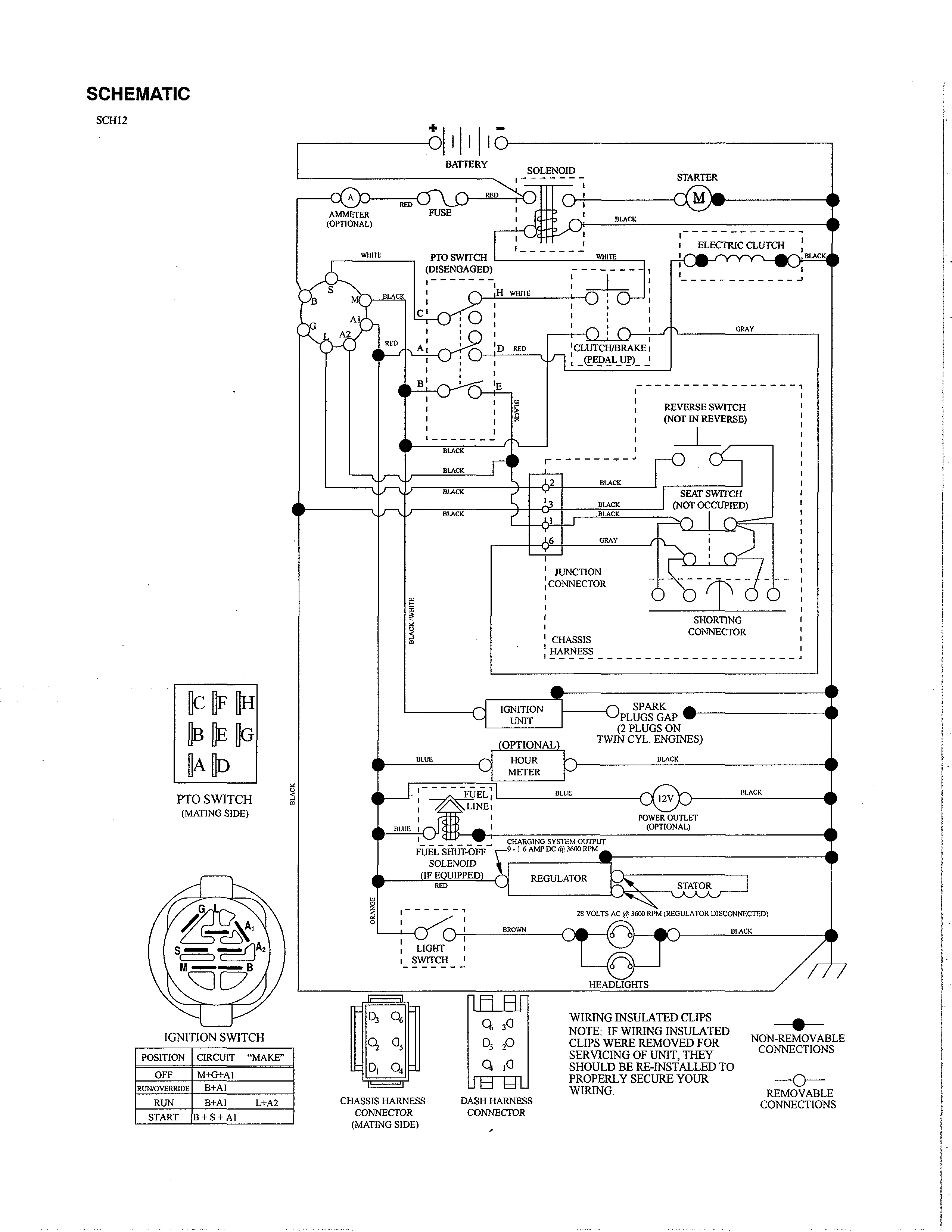 Husqvarna LGT54DXL-96043026100 schematic diagram diagram