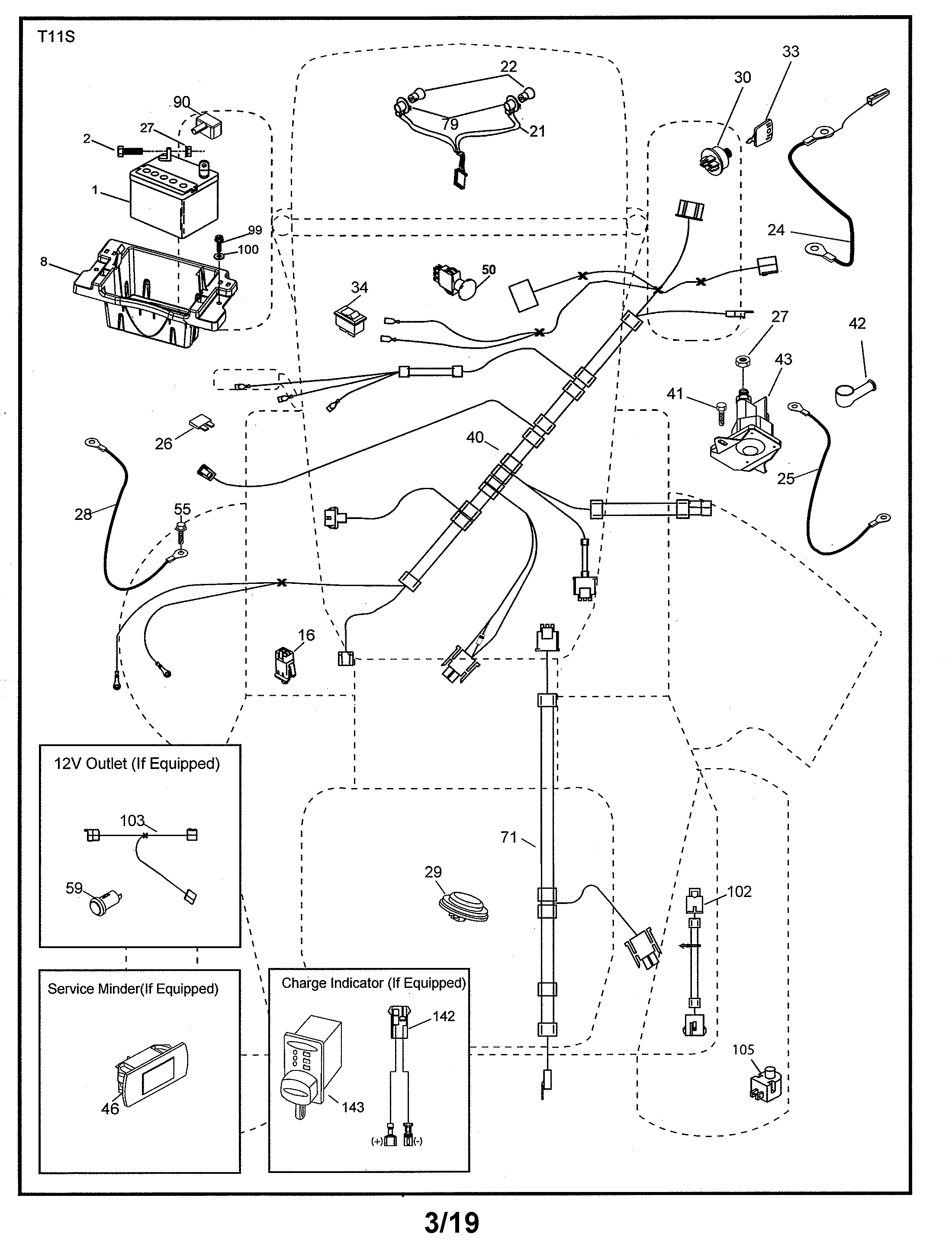 Husqvarna 96043027300 electrical diagram