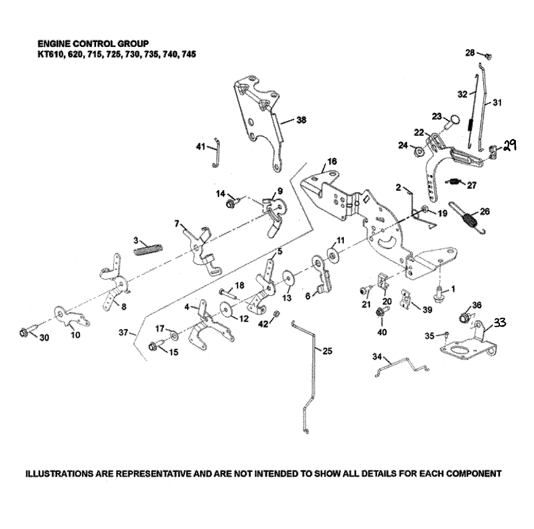 Husqvarna LGT48DXL-96043026000 engine control diagram