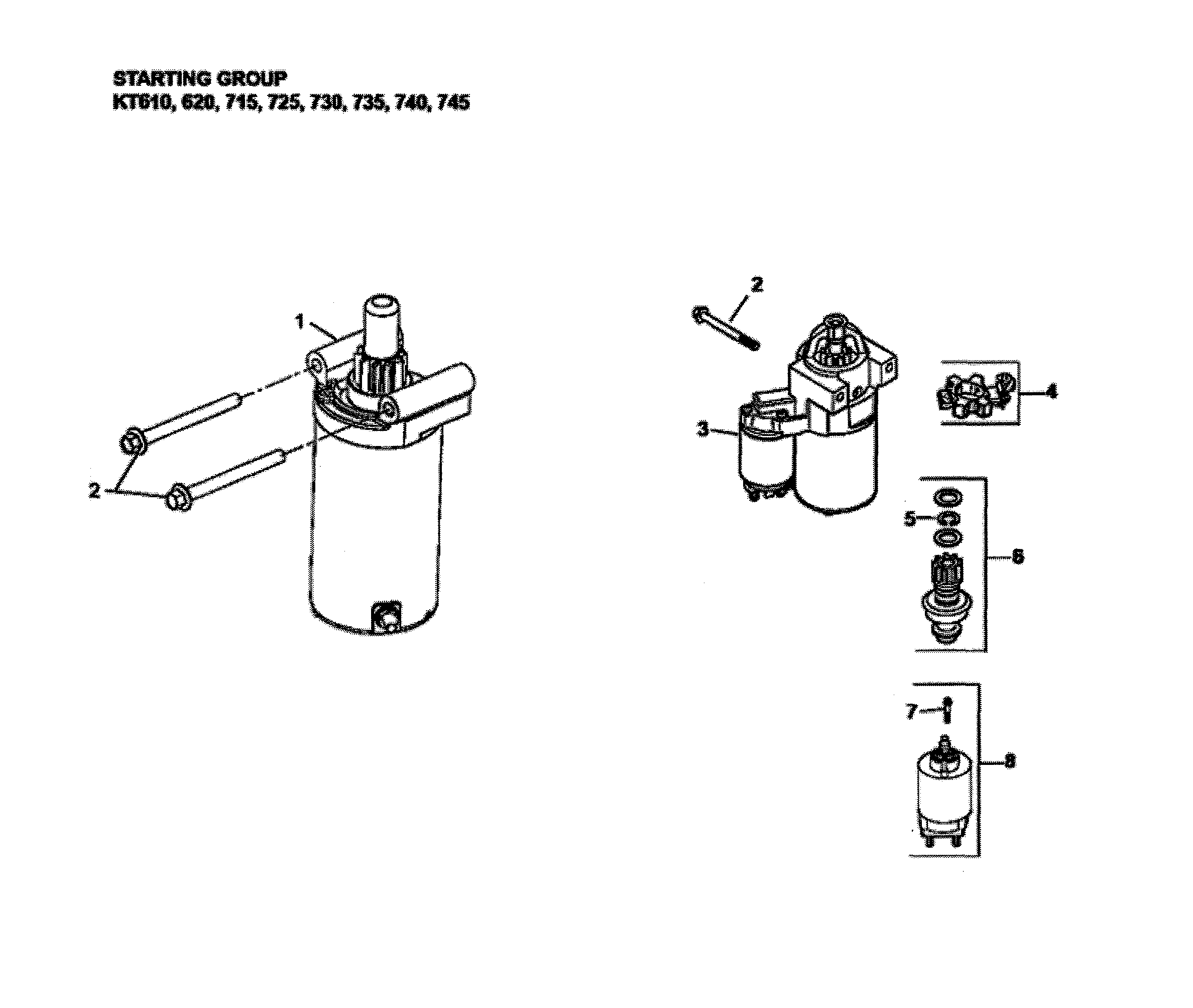 Husqvarna LGT48DXL-96043026000 starter diagram