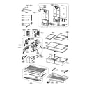Kenmore 11173305911 ice maker & dispenser diagram