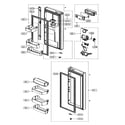 Kenmore 11173305911 refrigerator door diagram