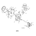 Husqvarna ST227P-96193009703 gearbox/impeller diagram