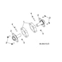 Husqvarna ST227P-96193009703 ball bearing diagram