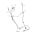 Husqvarna ST227P-96193009703 drive & auger cables diagram