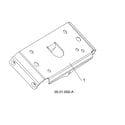 Husqvarna ST227P-96193009703 small mounting plate diagram