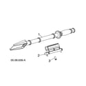 Husqvarna ST224-96193009604 cleanout tool diagram