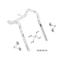 Husqvarna ST224-96193009604 upper handle diagram