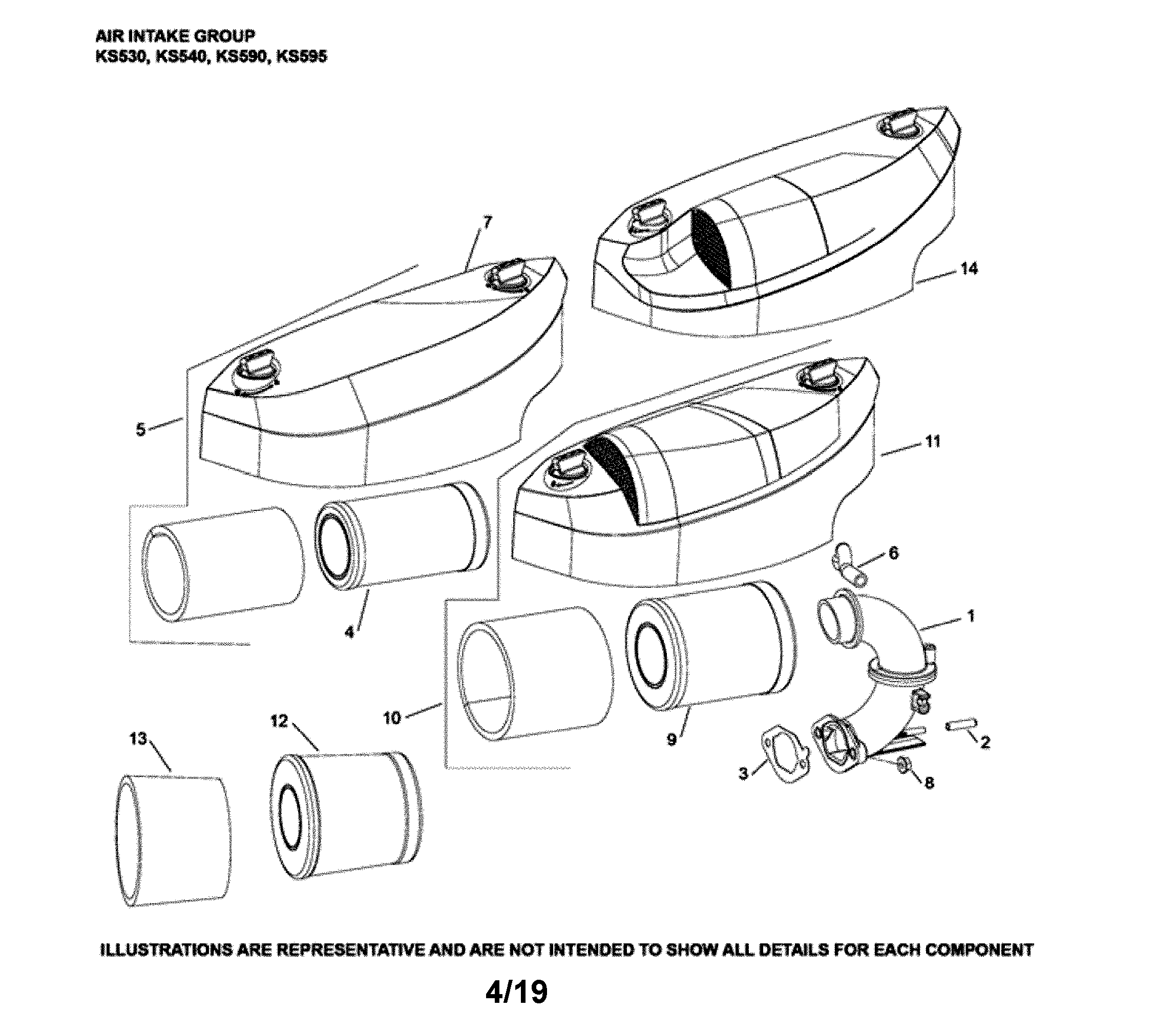 Husqvarna 96041039300 air intake diagram