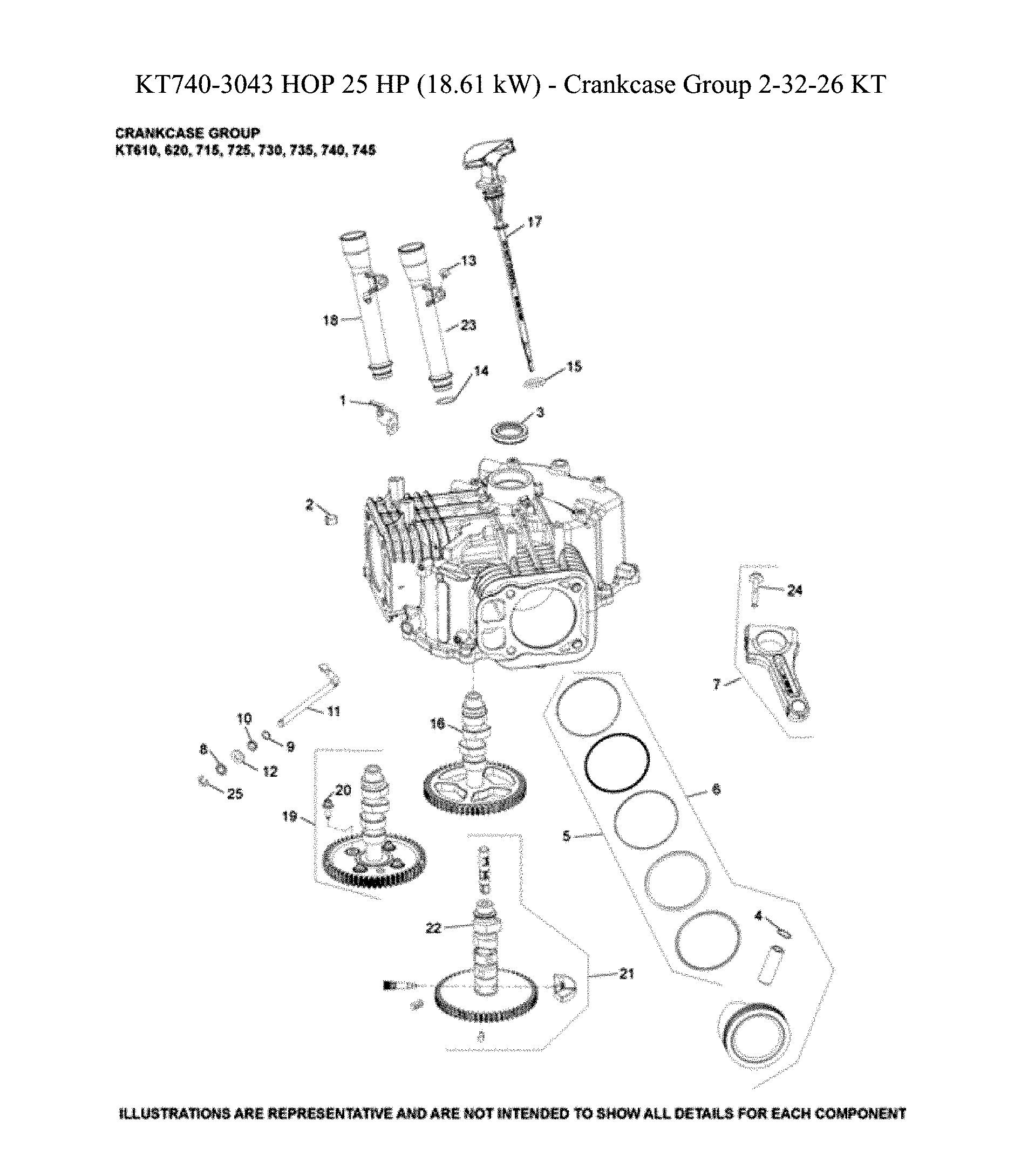 Husqvarna 96043028100 crankcase diagram