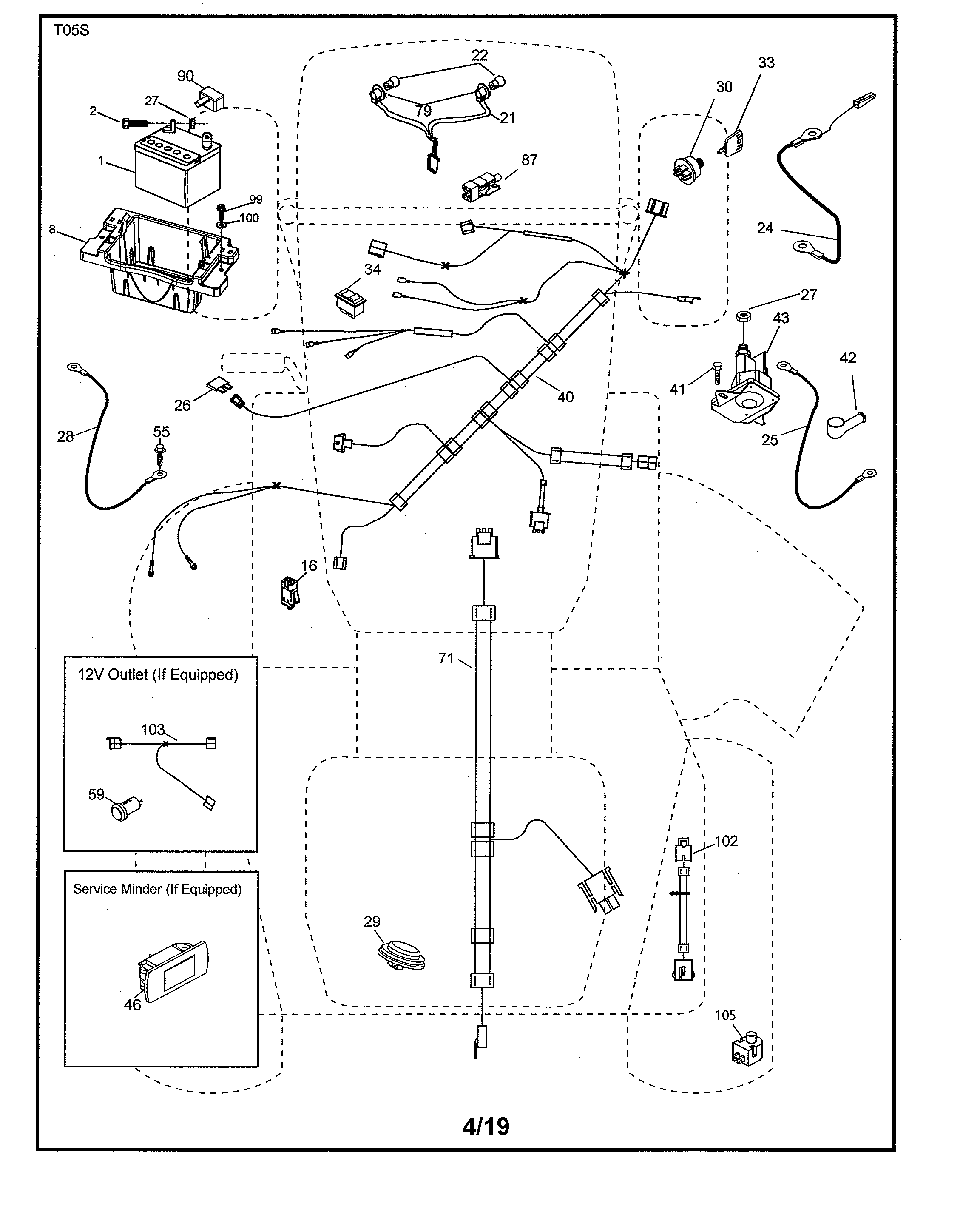Husqvarna 96043027100 electrical diagram